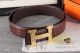 HERMES Brown and Gold Leather Belt - Vintage Style (2)_th.jpg
